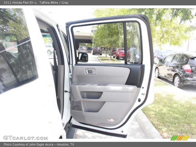 Taffeta White / Gray 2011 Honda Pilot EX-L