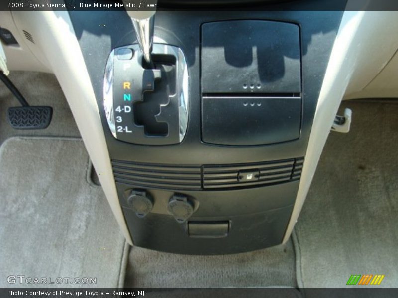 Blue Mirage Metallic / Fawn 2008 Toyota Sienna LE