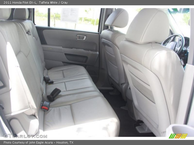 Taffeta White / Gray 2011 Honda Pilot EX-L