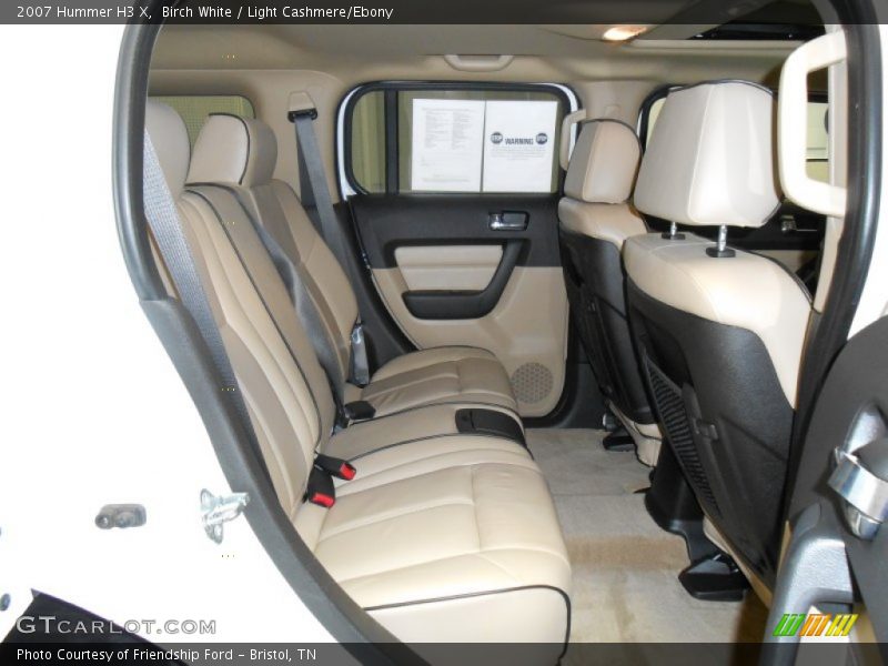 Birch White / Light Cashmere/Ebony 2007 Hummer H3 X