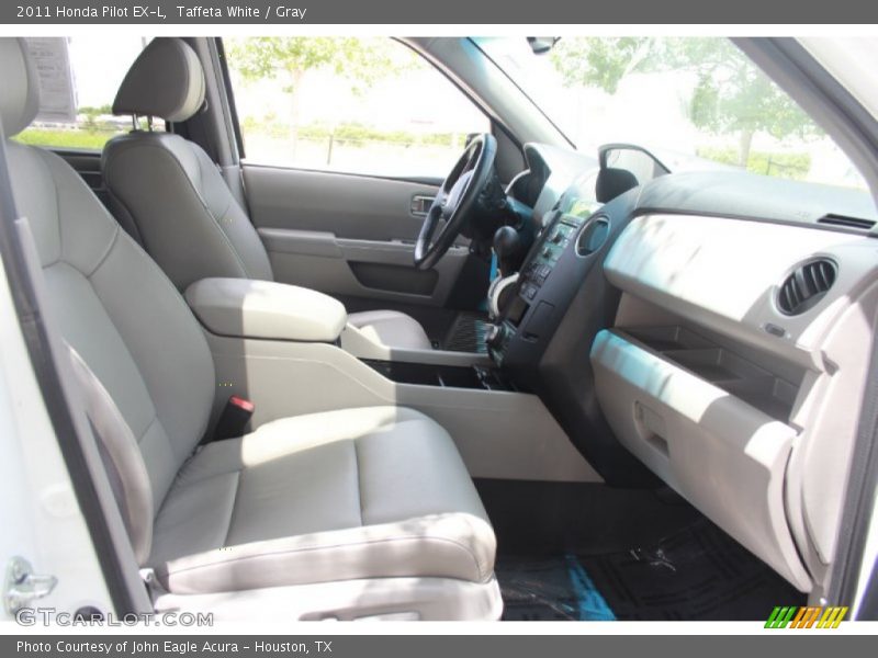 Taffeta White / Gray 2011 Honda Pilot EX-L