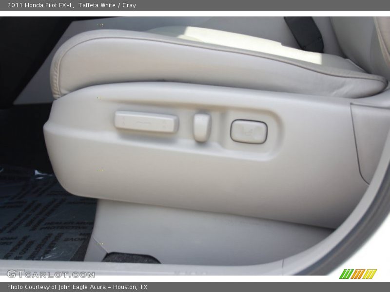 Taffeta White / Gray 2011 Honda Pilot EX-L