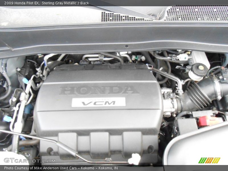 Sterling Gray Metallic / Black 2009 Honda Pilot EX