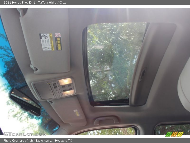 Taffeta White / Gray 2011 Honda Pilot EX-L