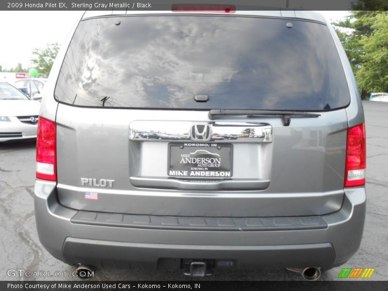 Sterling Gray Metallic / Black 2009 Honda Pilot EX