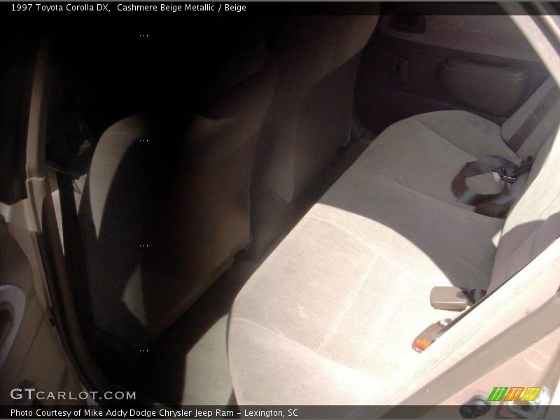 Cashmere Beige Metallic / Beige 1997 Toyota Corolla DX