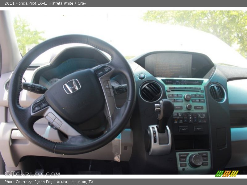 Taffeta White / Gray 2011 Honda Pilot EX-L