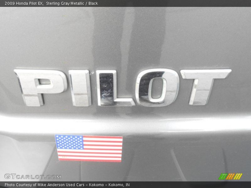 Sterling Gray Metallic / Black 2009 Honda Pilot EX