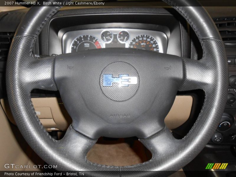 Birch White / Light Cashmere/Ebony 2007 Hummer H3 X