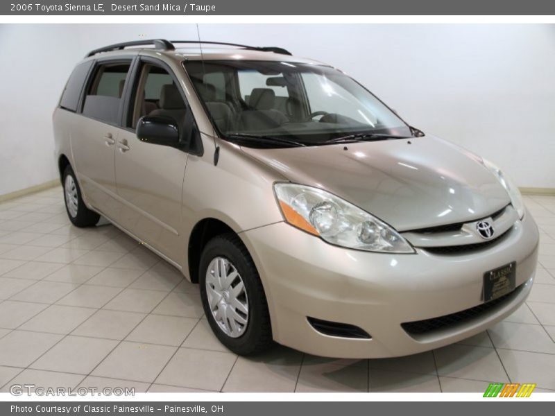Desert Sand Mica / Taupe 2006 Toyota Sienna LE