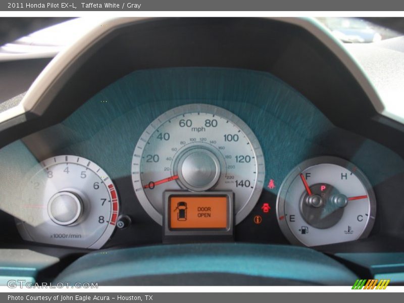 Taffeta White / Gray 2011 Honda Pilot EX-L