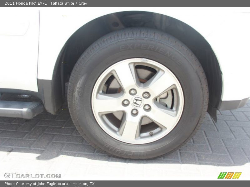 Taffeta White / Gray 2011 Honda Pilot EX-L