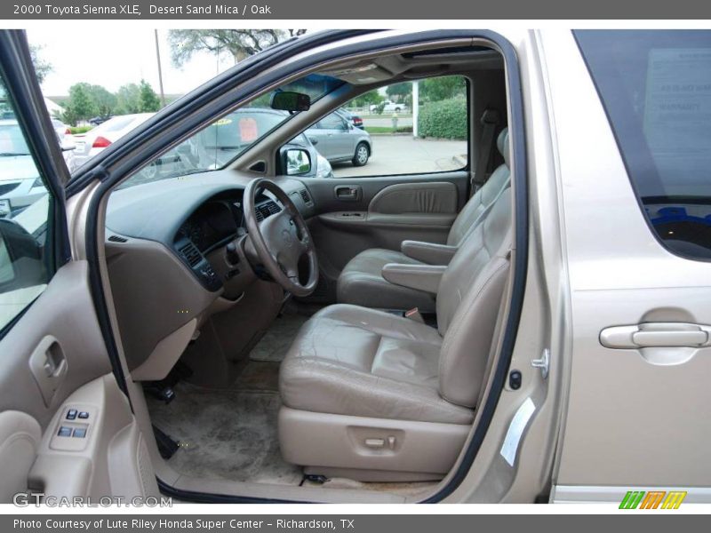 Desert Sand Mica / Oak 2000 Toyota Sienna XLE