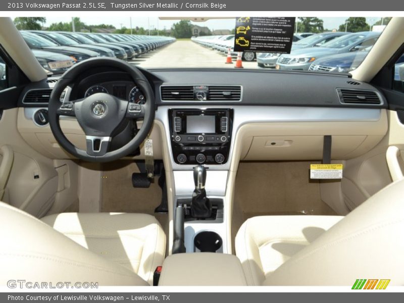 Tungsten Silver Metallic / Cornsilk Beige 2013 Volkswagen Passat 2.5L SE