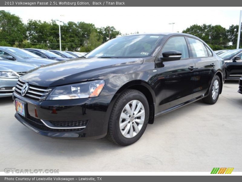 Front 3/4 View of 2013 Passat 2.5L Wolfsburg Edition