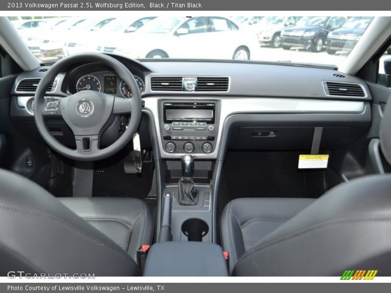 Black / Titan Black 2013 Volkswagen Passat 2.5L Wolfsburg Edition