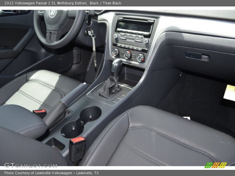 Black / Titan Black 2013 Volkswagen Passat 2.5L Wolfsburg Edition