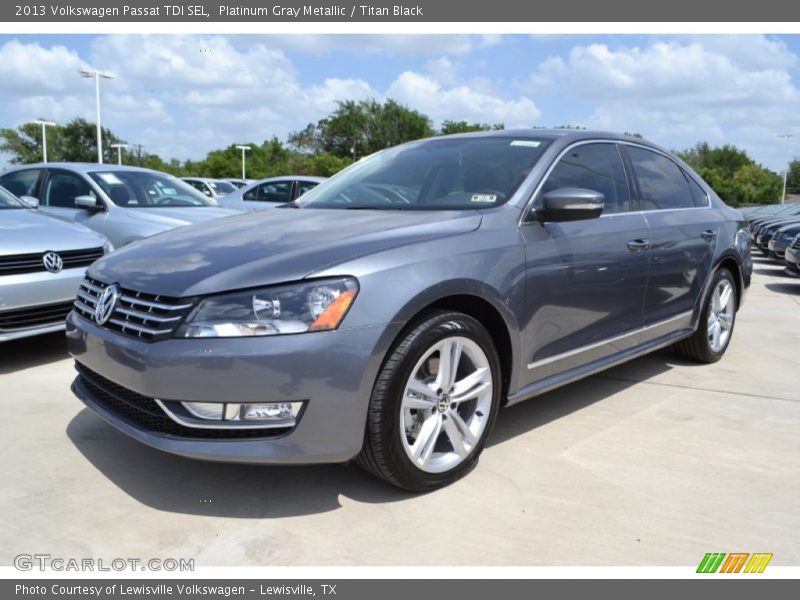 Front 3/4 View of 2013 Passat TDI SEL