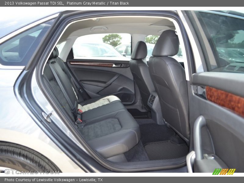 Rear Seat of 2013 Passat TDI SEL