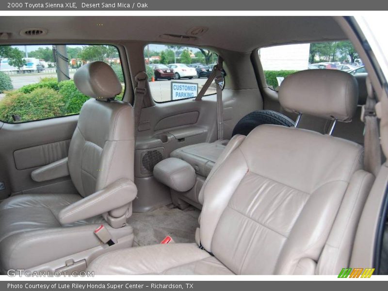 Desert Sand Mica / Oak 2000 Toyota Sienna XLE