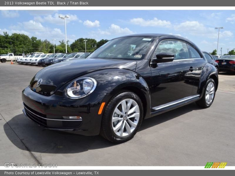 Black / Titan Black 2013 Volkswagen Beetle TDI