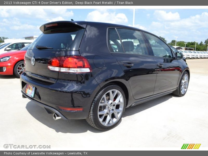 Deep Black Pearl Metallic / Titan Black 2013 Volkswagen GTI 4 Door Driver's Edition