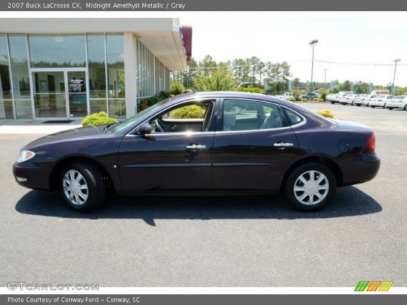 Midnight Amethyst Metallic / Gray 2007 Buick LaCrosse CX