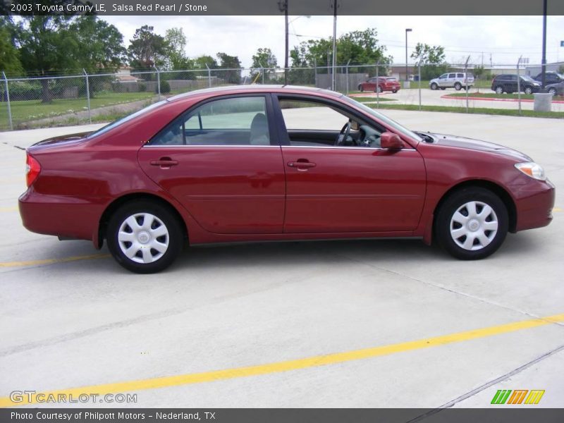Salsa Red Pearl / Stone 2003 Toyota Camry LE