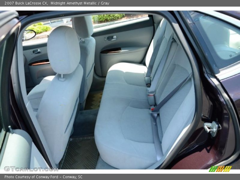 Midnight Amethyst Metallic / Gray 2007 Buick LaCrosse CX