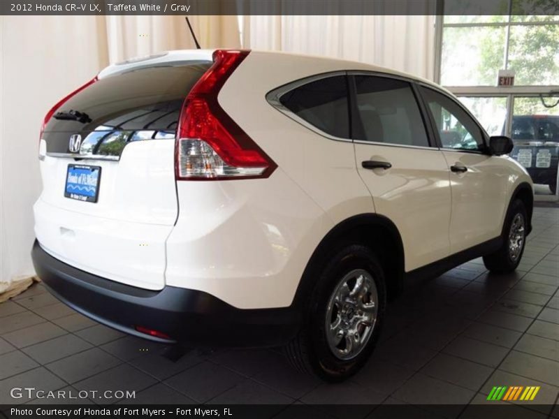 Taffeta White / Gray 2012 Honda CR-V LX