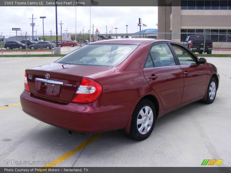 Salsa Red Pearl / Stone 2003 Toyota Camry LE