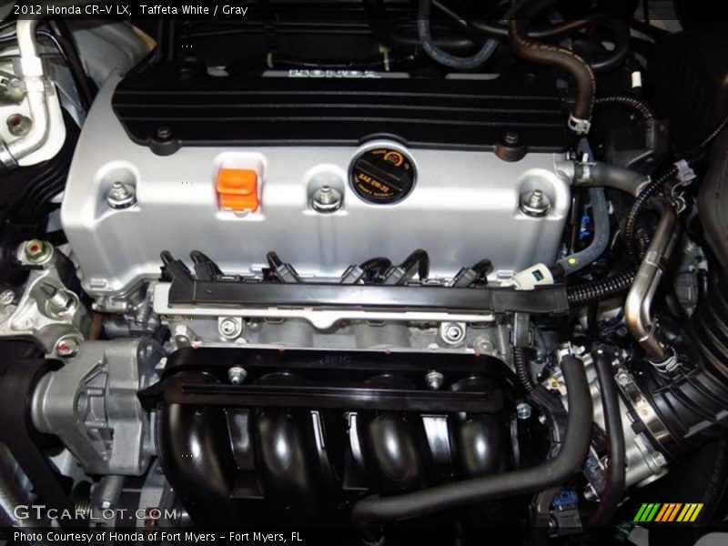 Taffeta White / Gray 2012 Honda CR-V LX