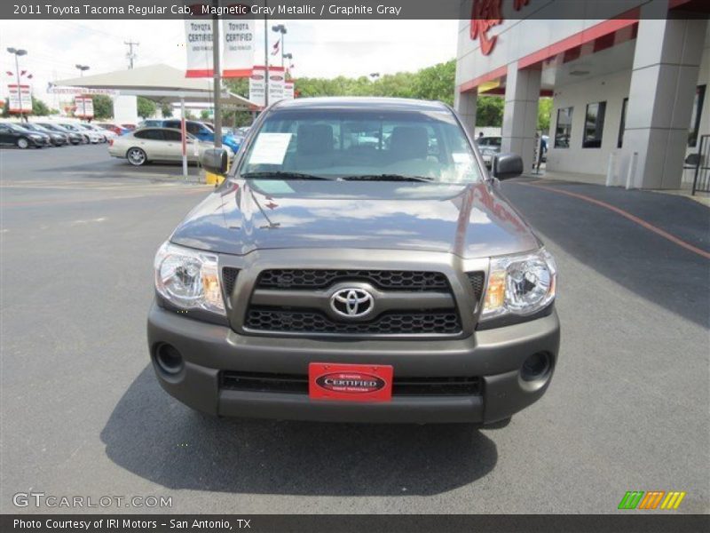 Magnetic Gray Metallic / Graphite Gray 2011 Toyota Tacoma Regular Cab