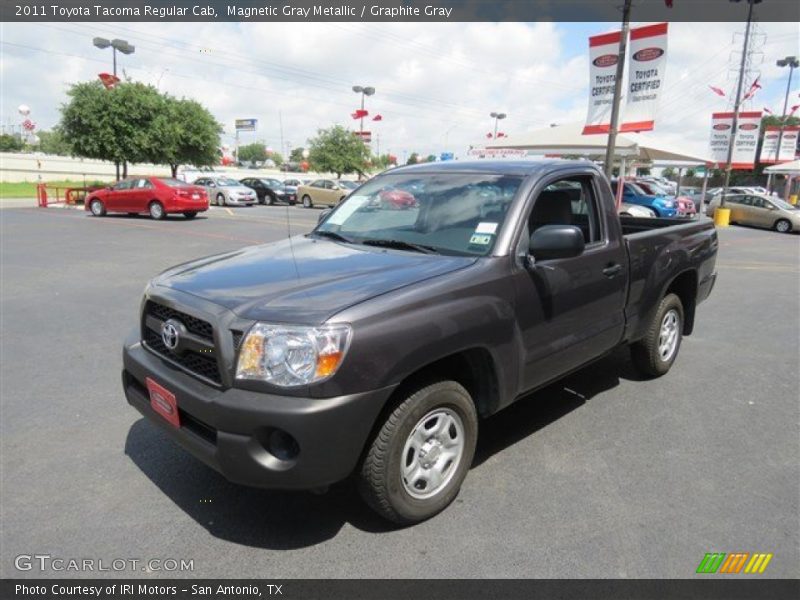 Magnetic Gray Metallic / Graphite Gray 2011 Toyota Tacoma Regular Cab