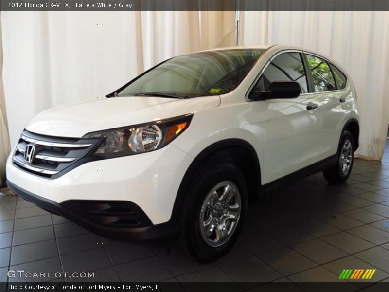 Taffeta White / Gray 2012 Honda CR-V LX