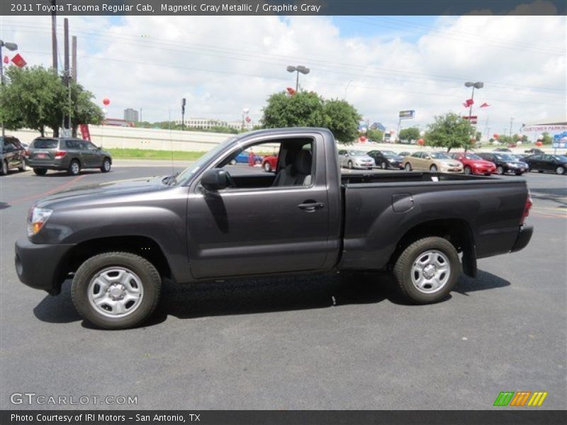 Magnetic Gray Metallic / Graphite Gray 2011 Toyota Tacoma Regular Cab