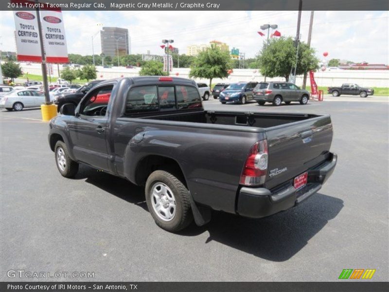 Magnetic Gray Metallic / Graphite Gray 2011 Toyota Tacoma Regular Cab