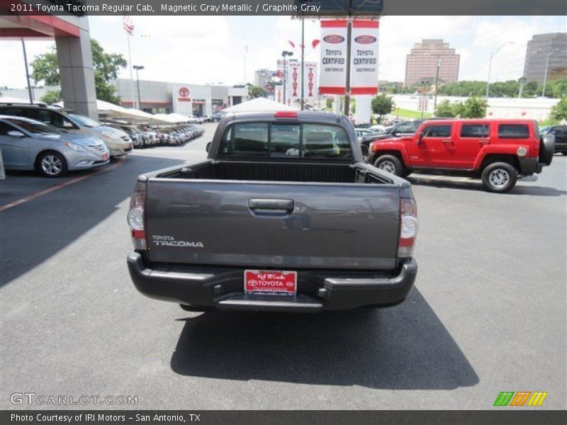 Magnetic Gray Metallic / Graphite Gray 2011 Toyota Tacoma Regular Cab