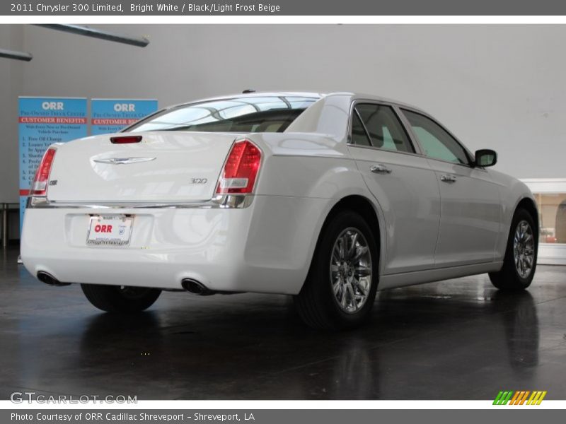 Bright White / Black/Light Frost Beige 2011 Chrysler 300 Limited