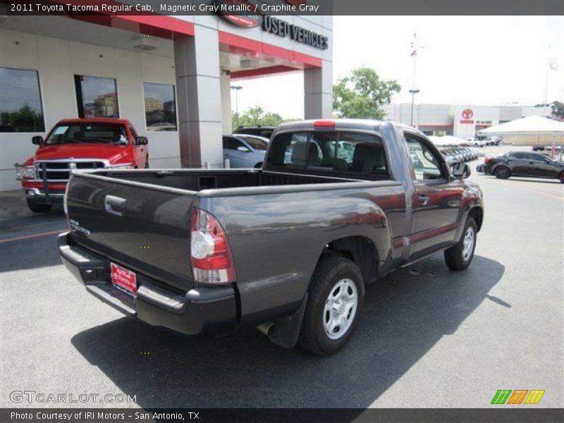 Magnetic Gray Metallic / Graphite Gray 2011 Toyota Tacoma Regular Cab