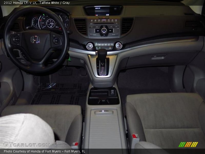 Taffeta White / Gray 2012 Honda CR-V LX