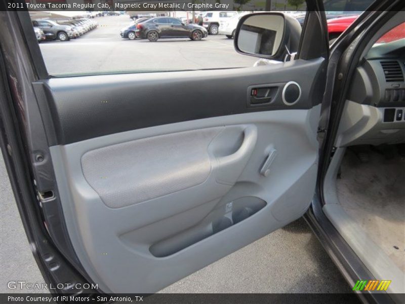 Magnetic Gray Metallic / Graphite Gray 2011 Toyota Tacoma Regular Cab