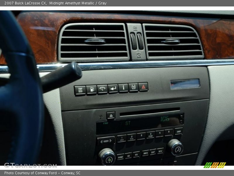 Midnight Amethyst Metallic / Gray 2007 Buick LaCrosse CX