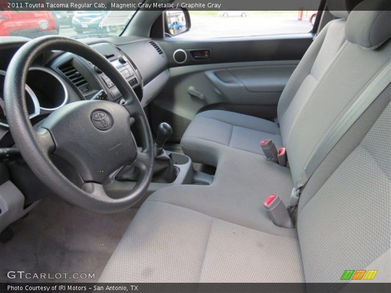 Magnetic Gray Metallic / Graphite Gray 2011 Toyota Tacoma Regular Cab