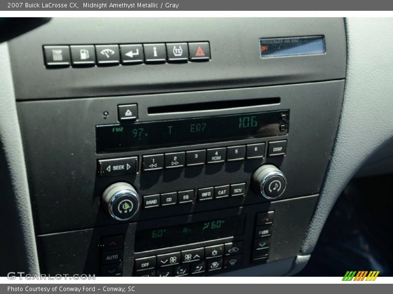 Controls of 2007 LaCrosse CX