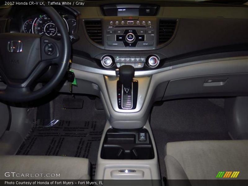 Taffeta White / Gray 2012 Honda CR-V LX