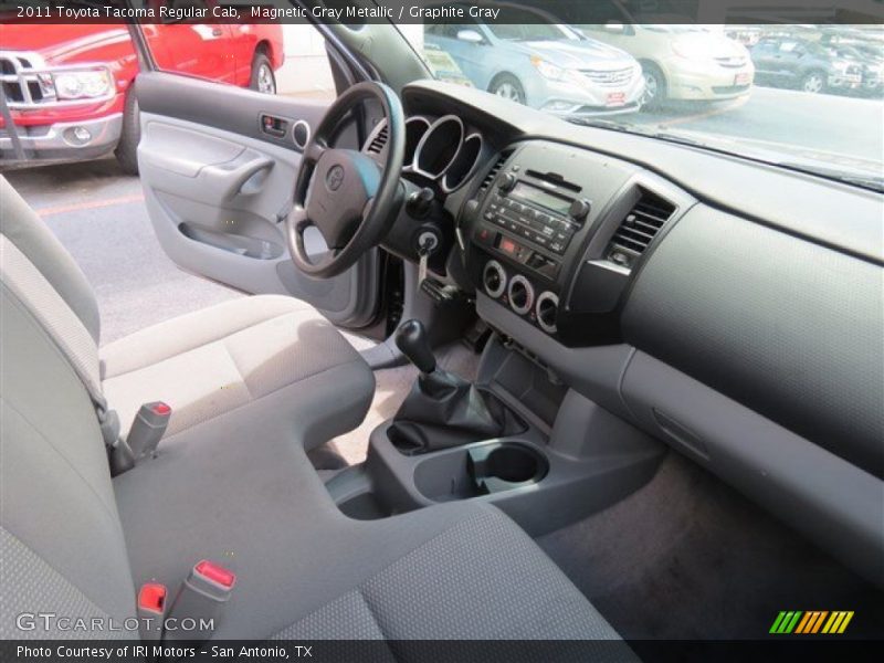 Magnetic Gray Metallic / Graphite Gray 2011 Toyota Tacoma Regular Cab