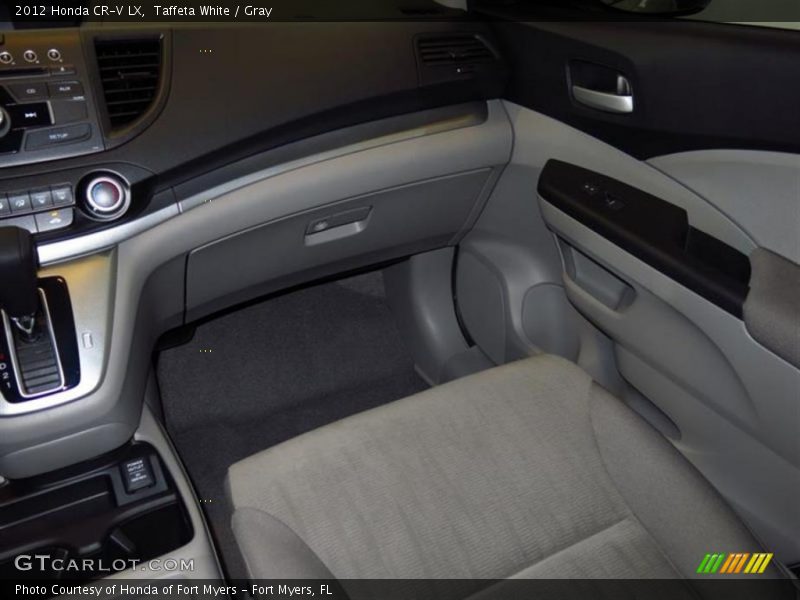 Taffeta White / Gray 2012 Honda CR-V LX
