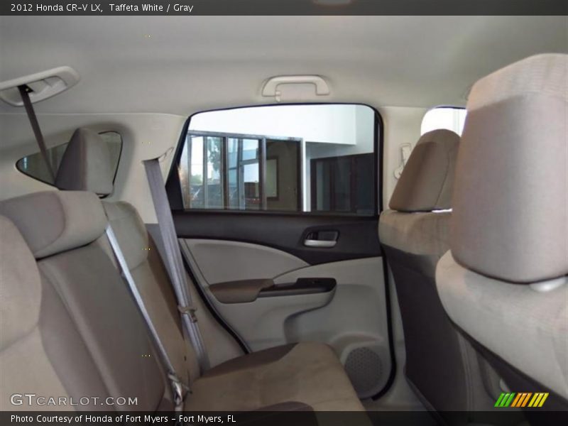 Taffeta White / Gray 2012 Honda CR-V LX