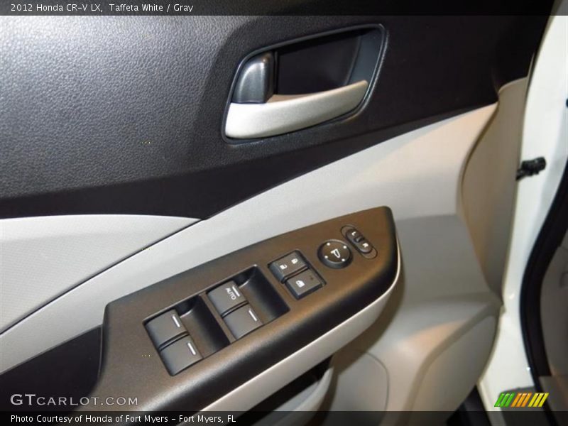 Taffeta White / Gray 2012 Honda CR-V LX